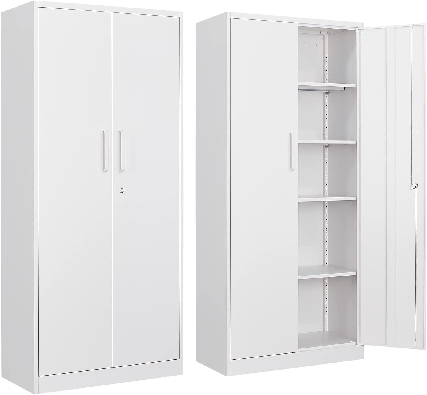 Yizosh Metal Garage Storage Cabinet 